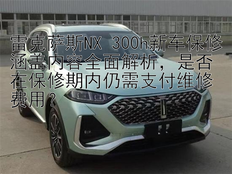 雷克萨斯NX 300h新车保修涵盖内容全面解析，是否在保修期内仍需支付维修费用？