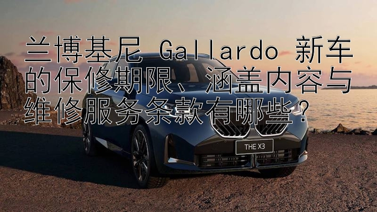 兰博基尼 Gallardo 新车的保修期限、涵盖内容与维修服务条款有哪些？